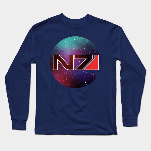 N7 Long Sleeve T-Shirt by queenseptienna